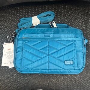 Lug Scoop 2 crossbody in ocean blue NEW with tags (NWT)